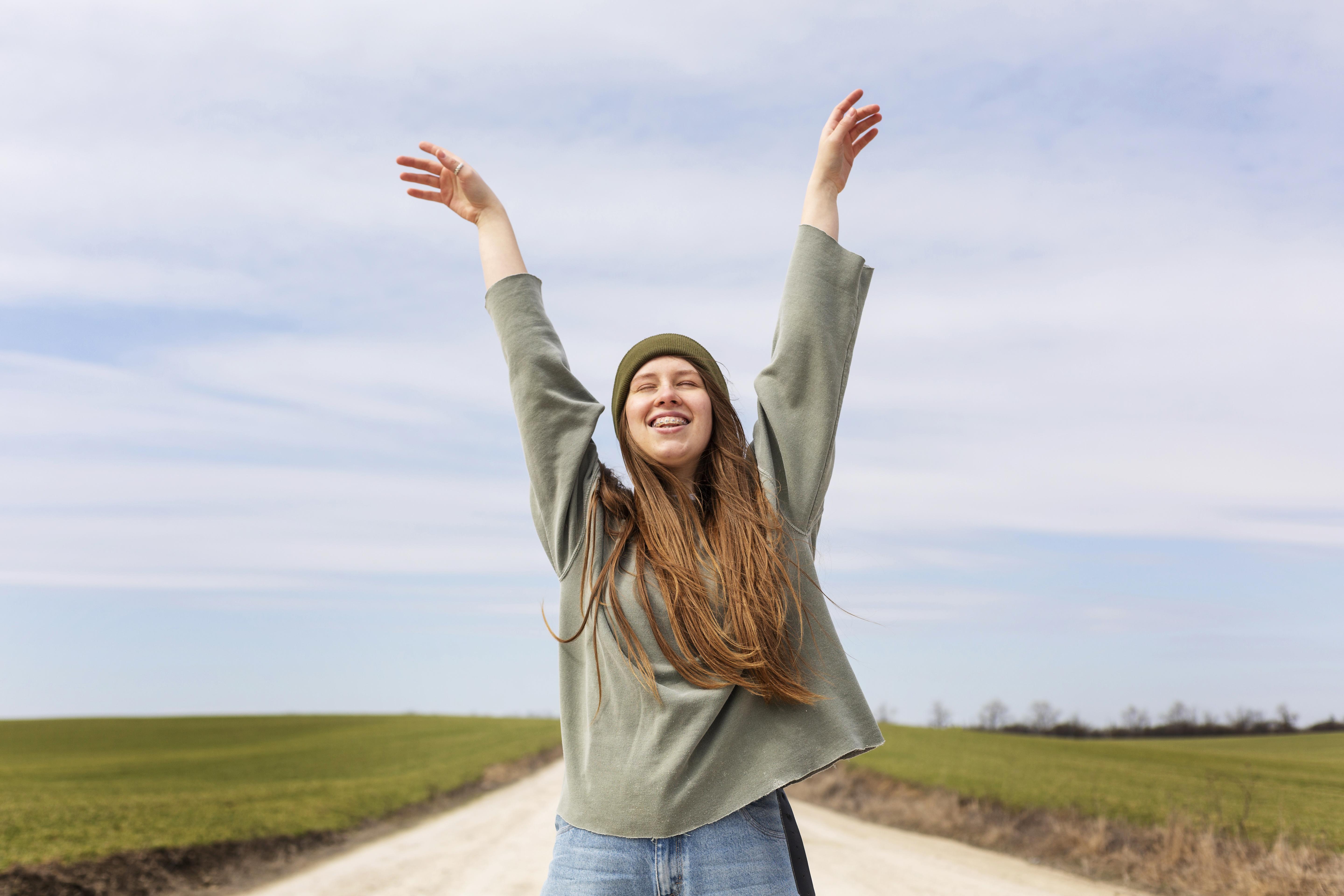 Icône représentant un cerveau souriant